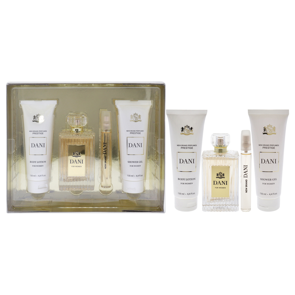 Prestige Dani by New Brand for Women 4 Pc Gift Set